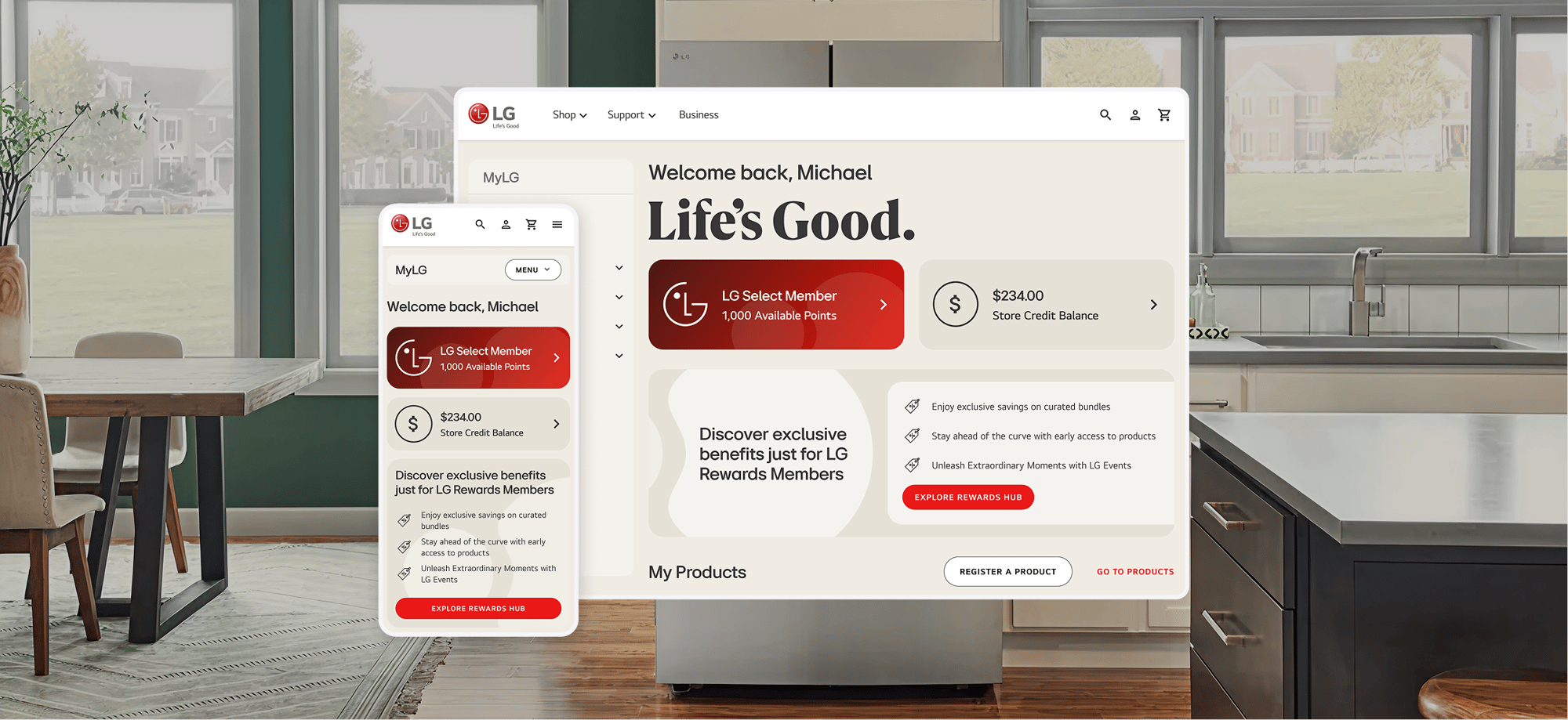 LG Electronics Banner